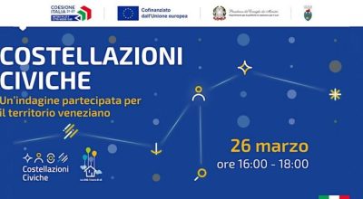 #Venezia, con “Costellazioni Civiche” i cittadini diventano artefici dei servizi per il territorio